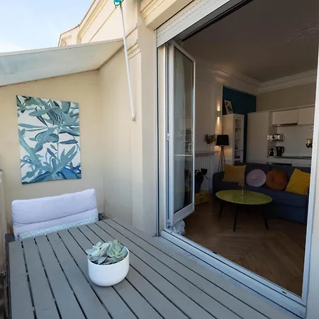 דירה Sl Joli 2pieces, Dernier Etage Avec Balcon 16 Shakespeare ניס